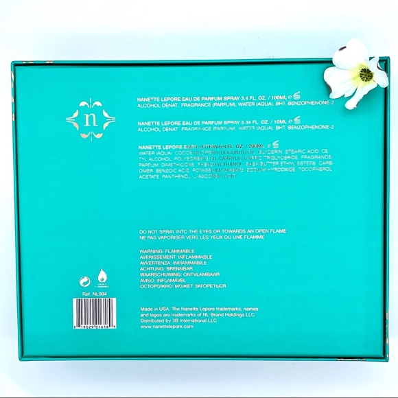 NIB Nanette Lepore Signature For Her 3-Pc Gift Set - Picture 7 of 10